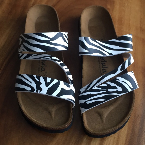 birkenstock arizona zebra